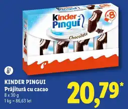 Lidl Kinder Pinguí Ofertă