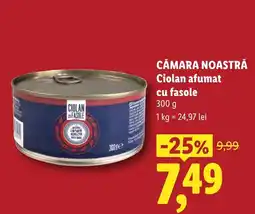 Lidl Cămara noastră ciolan afumat cu fasole Ofertă
