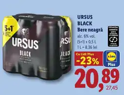 Lidl Ursus black Ofertă