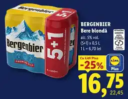 Lidl Bergenbier Bere blondă Ofertă
