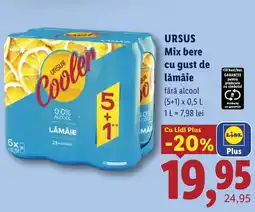 Lidl Ursus cooler lămâie Ofertă