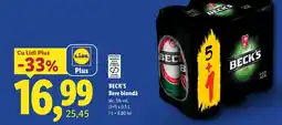 Lidl Beck's Bere blondă Ofertă