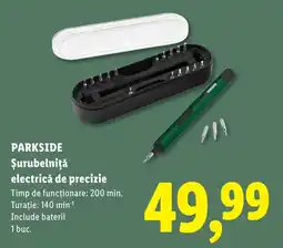 Lidl Parkside șurubelniță electrică de precizie Ofertă