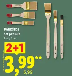 Lidl Parkside set pensule Ofertă