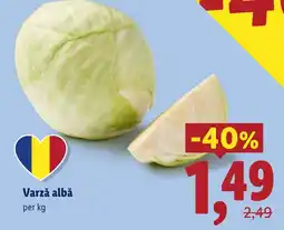 Lidl Varză albă Ofertă