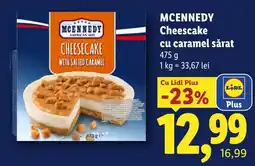 Lidl Mcennedy cheesecake cu caramel sărat Ofertă