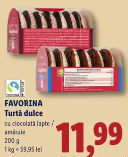 Lidl Favorina turtă dulce Ofertă