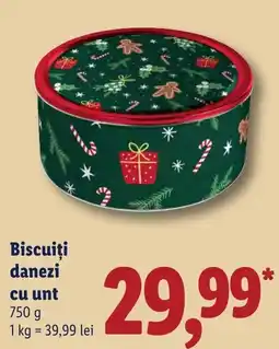 Lidl Biscuiți danezi cu unt Ofertă