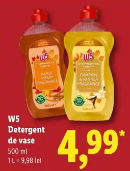 Lidl W5 Detergent de vase Ofertă