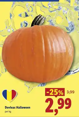 Lidl Dovleac Halloween Ofertă