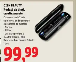 Lidl Cien Beauty periua de dinti cu ultrasunete Ofertă