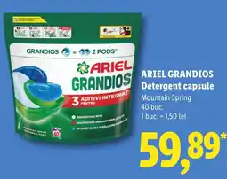 Lidl Ariel grandios detergent capsule Ofertă