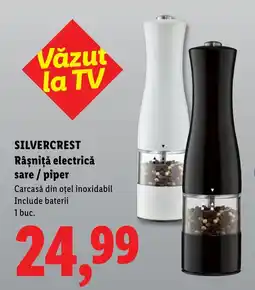 Lidl Silvercrest rășniță electrică sare / piper Ofertă