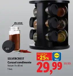 Lidl Silvercrest carusel condimente Ofertă
