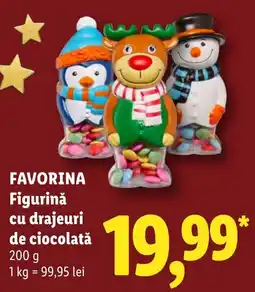 Lidl Favorina figurina cu drajeuri de ciocolata Ofertă
