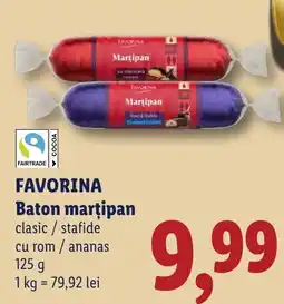 Lidl Favorina baton martipan Ofertă