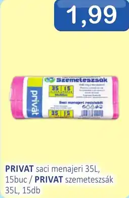 CBA Privat saci menajeri 35L Ofertă