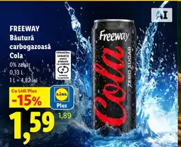 Lidl Freeway Băutură carbogazoasă Cola Ofertă