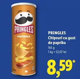 Lidl Pringles chipsuri cu gust de paprika Ofertă