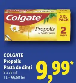 Lidl Colgate Propolis Pastă de dinți Ofertă