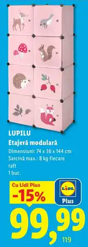 Lidl Lupilu etajeră modulară Ofertă