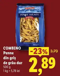 Lidl Combino Penne din griș de grâu dur Ofertă