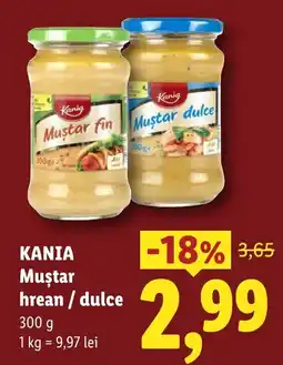 Lidl Kania muștar hrean / dulce Ofertă