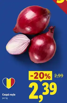 Lidl Ceapă roșie Ofertă