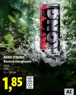 Lidl Kong strong băutură energizantă Ofertă