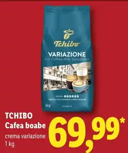 Lidl Tchibo cafea boabe crema variatie Ofertă
