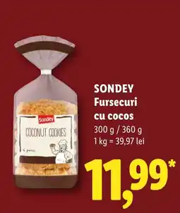 Lidl Sondey fursecuri cu cocos Ofertă