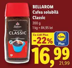 Lidl Bellarom cafea solubila classic Ofertă