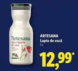 Lidl Artesana lapte de vaca Ofertă