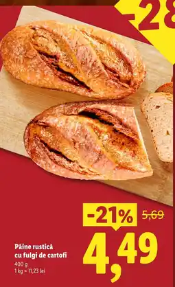 Lidl Pâine rustică cu fulgi de cartofi Ofertă