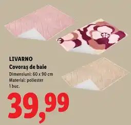 Lidl Livarno covoraș de baie Ofertă