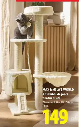 Lidl Max & Mila's World Ansamblu de joacă pentru pisici Ofertă
