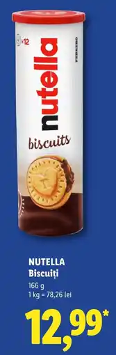 Lidl Nutella Biscuiți Ofertă