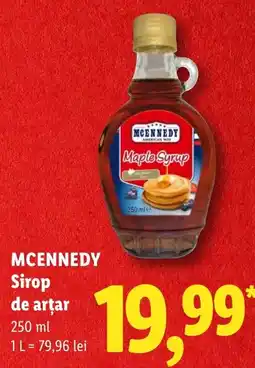 Lidl Mcennedy sirop de artar Ofertă
