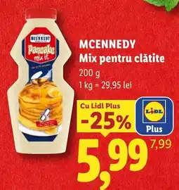 Lidl McKennedy Pancake mix it Ofertă