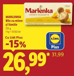 Lidl Marlenka bile cu miere și lămâie Ofertă