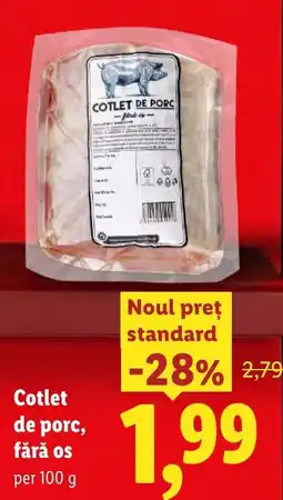 Lidl Cotlet de porc Ofertă