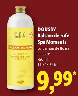 Lidl Doussy balsam de rufe spa moments Ofertă