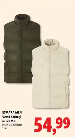 Lidl Esmara men vestă bărbați Ofertă