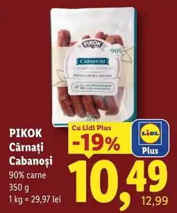 Lidl Pikok carnati cabanoși Ofertă