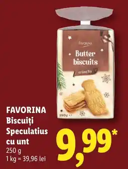 Lidl Favorina biscuiti speculatius cu unt Ofertă