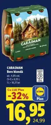 Lidl CARAIMAN Bere blondă Ofertă