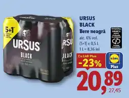 Lidl URSUS BLACK Bere neagră Ofertă