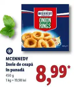 Lidl MCENNEDY Inele de ceapă în panadă Ofertă