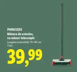 Lidl PARKSIDE Mătura de exterior, cu mâner telescopic Ofertă
