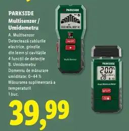 Lidl PARKSIDE Multisenzor / Umidometru Ofertă